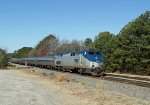 AMTK 14 leads train P080-11 northbound